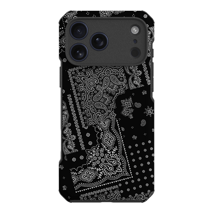 Paisley Noir Printed Phone Cases iPhone 17 Pro Max / Toughie by The Dairy - The Dairy