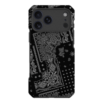 Paisley Noir Printed Phone Cases iPhone 17 Pro Max / Toughie by The Dairy - The Dairy