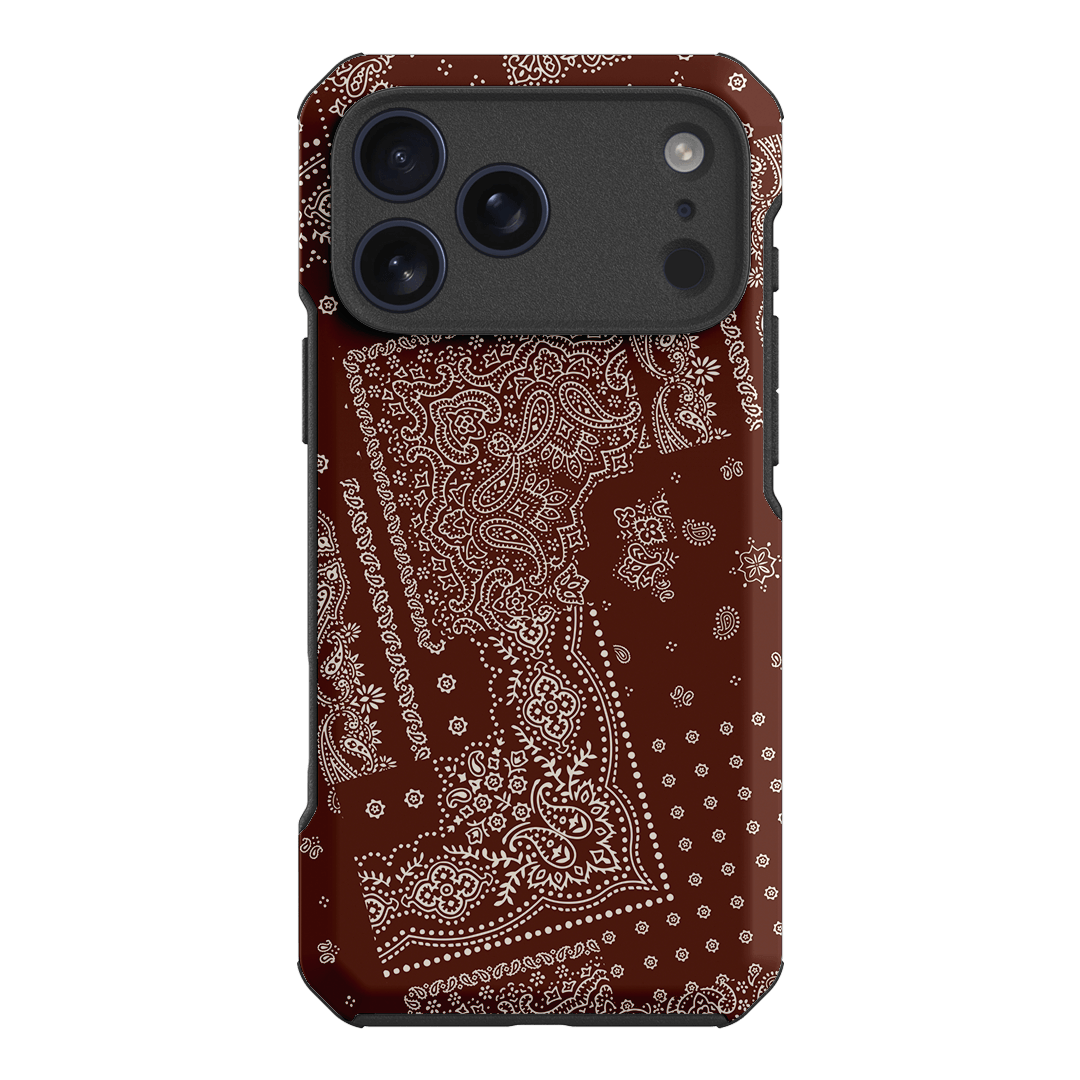 Paisley Cinnamon Printed Phone Cases iPhone 17 Pro Max / Toughie by The Dairy - The Dairy