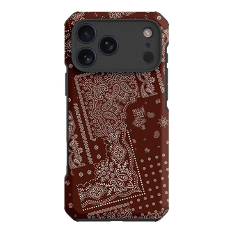 Paisley Cinnamon Printed Phone Cases iPhone 17 Pro Max / Toughie by The Dairy - The Dairy
