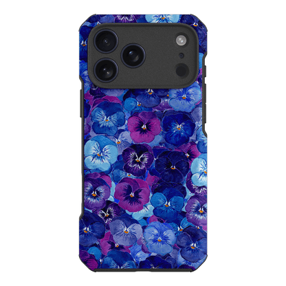 Pansy Jumble Printed Phone Cases iPhone 17 Pro Max / Toughie by Kayla Henley - The Dairy