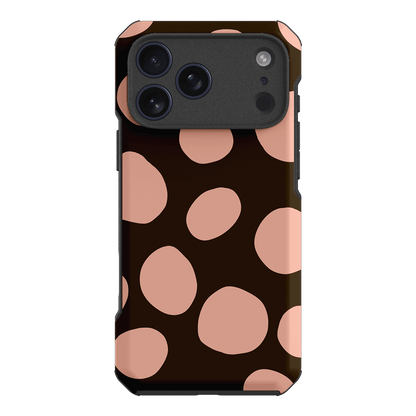 Pebbles Chocolate Pink Printed Phone Cases iPhone 17 Pro Max / Toughie by Veronica Tucker - The Dairy