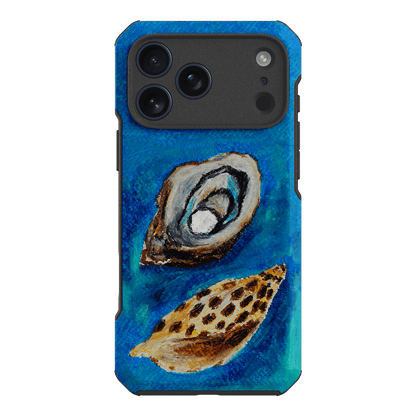 Sea Shells Printed Phone Cases iPhone 17 Pro Max / Toughie by Lisa Hu - The Dairy