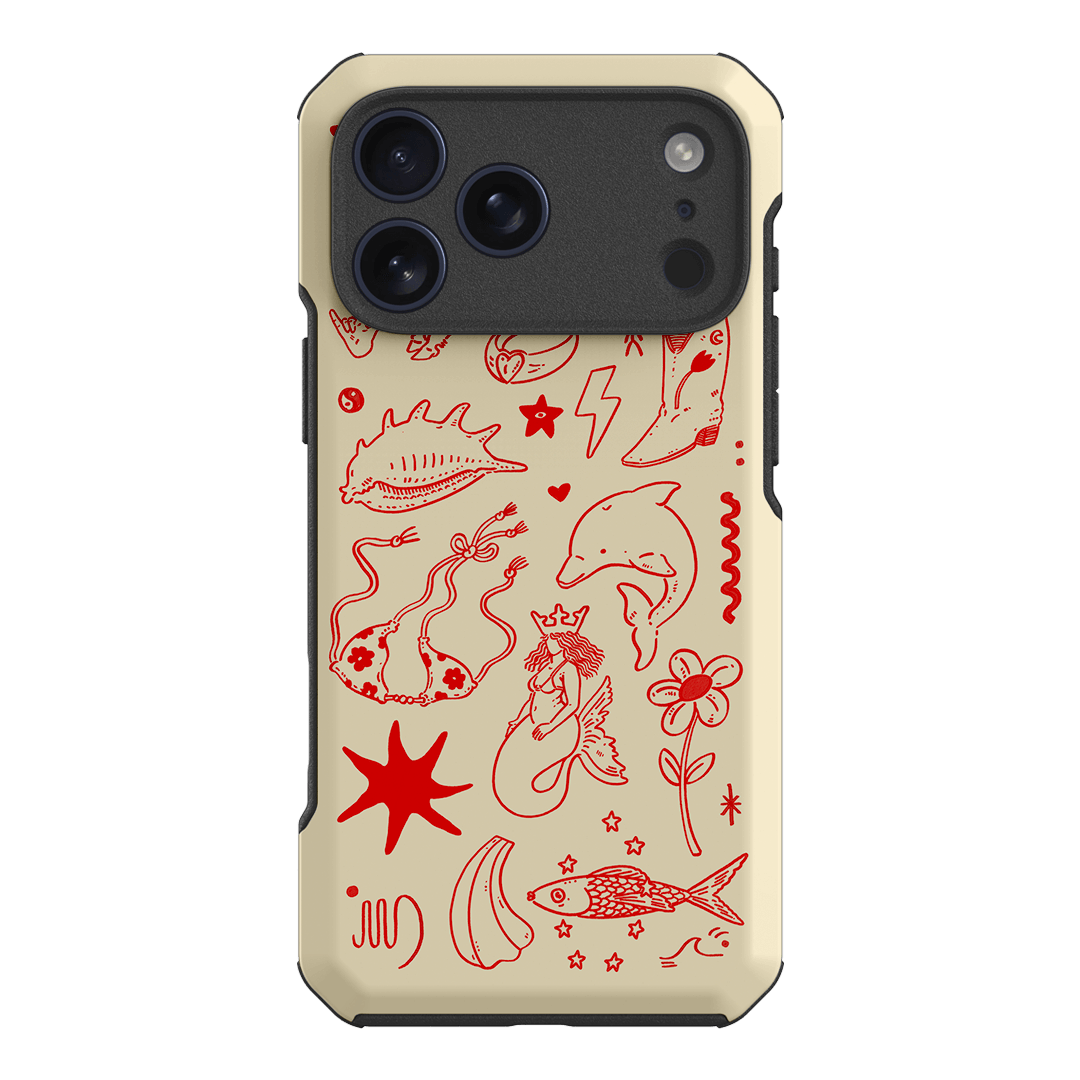 Spiced Cowboy Cream Printed Phone Cases iPhone 17 Pro Max / Toughie by Easty Beasty - The Dairy