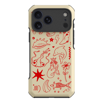 Spiced Cowboy Cream Printed Phone Cases iPhone 17 Pro Max / Toughie by Easty Beasty - The Dairy