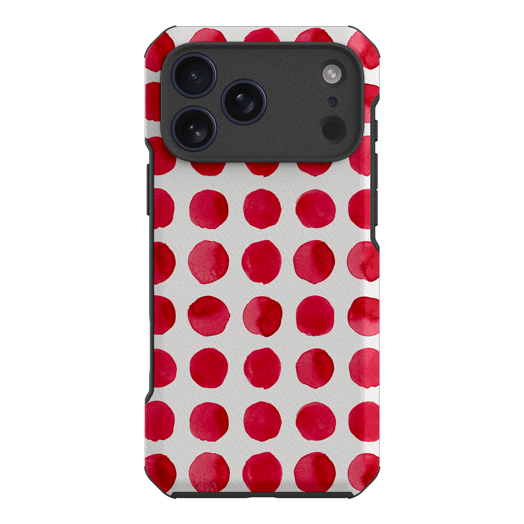 Spots in Red Printed Phone Cases by The Dairy - The Dairy