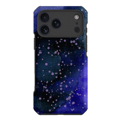 Spotty Navy Printed Phone Cases iPhone 17 Pro Max / Toughie by The Dairy - The Dairy