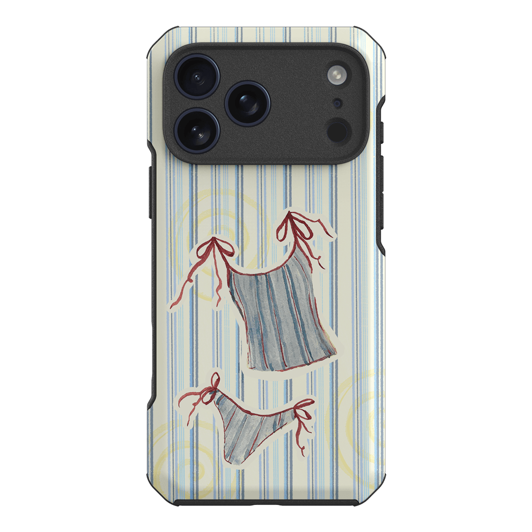 Stripe Tankini Printed Phone Cases iPhone 17 Pro Max / Toughie by Kayla Carr - The Dairy