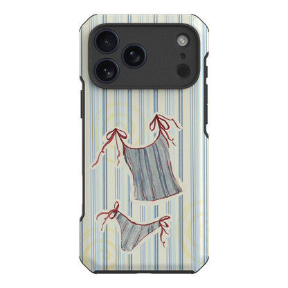 Stripe Tankini Printed Phone Cases iPhone 17 Pro Max / Toughie by Kayla Carr - The Dairy
