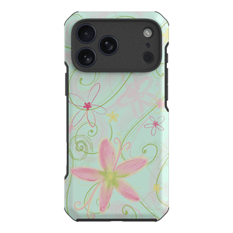 Swirl Blue Printed Phone Cases iPhone 17 Pro Max / Toughie by Kayla Carr - The Dairy