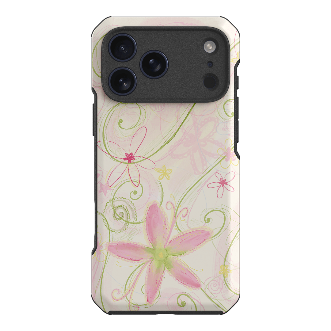 Swirl Pink Printed Phone Cases iPhone 17 Pro Max / Toughie by Kayla Carr - The Dairy