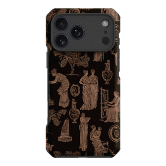Symposium Burnt Umber Printed Phone Cases iPhone 17 Pro Max / Toughie by Veronica Tucker - The Dairy