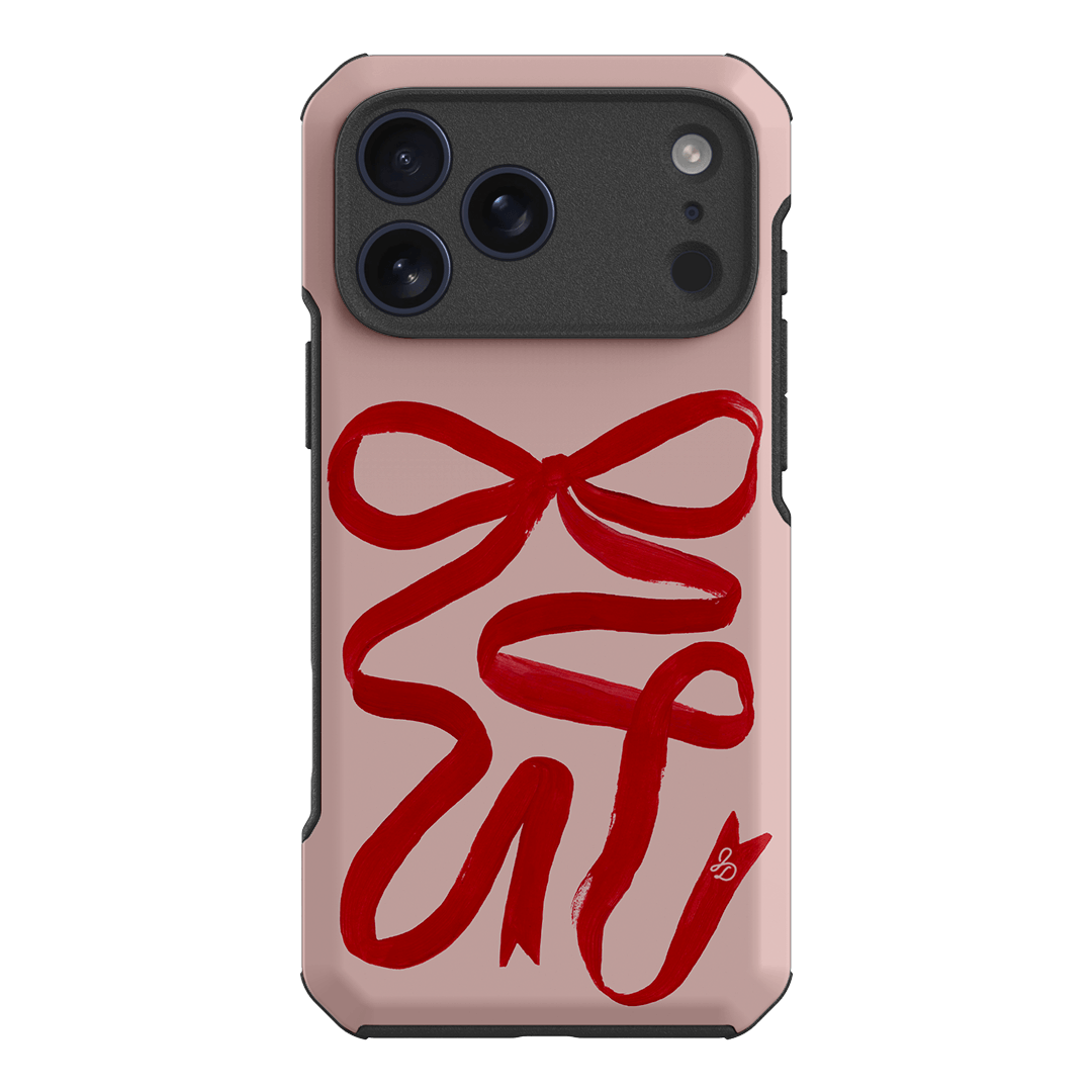 Valentine Ribbon Printed Phone Cases iPhone 17 Pro Max / Toughie by Jasmine Dowling - The Dairy