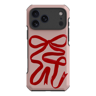 Valentine Ribbon Printed Phone Cases iPhone 17 Pro Max / Toughie by Jasmine Dowling - The Dairy