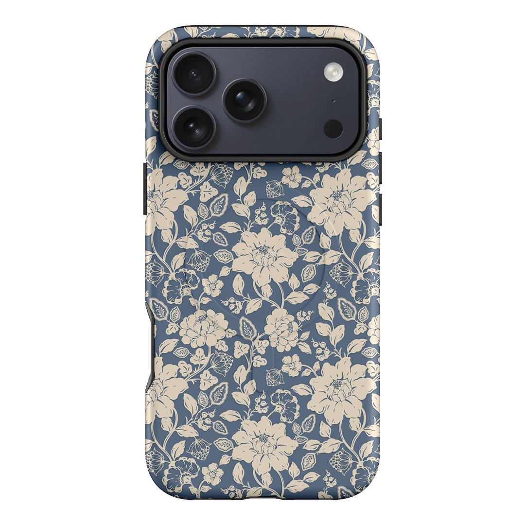 Blue Garden Printed Phone Cases iPhone 17 Pro Max / Armoured MagSafe by Kasiags Art - The Dairy