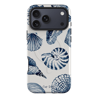 Blue Shells Printed Phone Cases iPhone 17 Pro Max / Armoured MagSafe by Cass Deller - The Dairy
