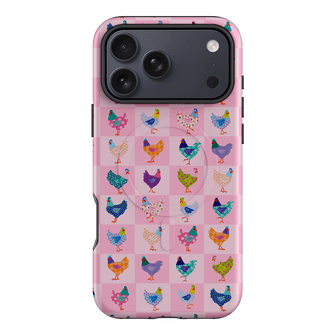 Checkered Chickens Printed Phone Cases iPhone 17 Pro Max / Armoured MagSafe by Kayla Henley - The Dairy