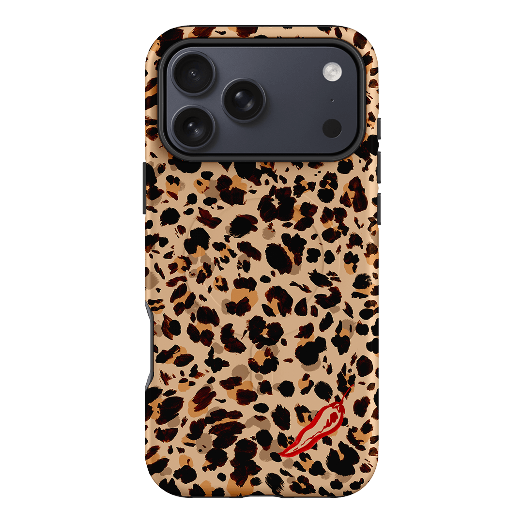 Chilli Leopard Printed Phone Cases iPhone 17 Pro Max / Armoured MagSafe by Charlie Taylor - The Dairy