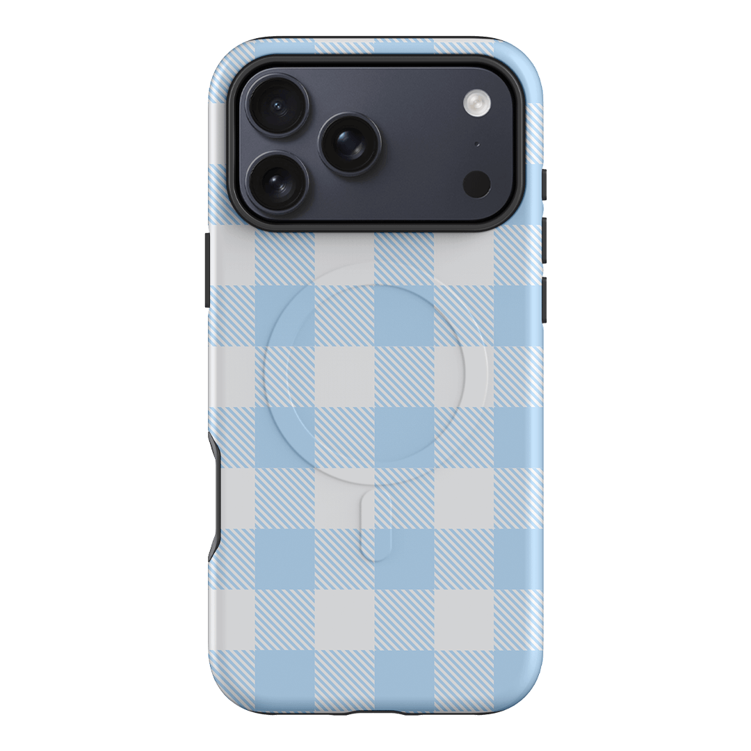 Cloud Plaid Printed Phone Cases iPhone 17 Pro Max / Armoured MagSafe by The Dairy - The Dairy