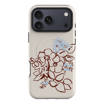Cream Posy Printed Phone Cases iPhone 17 Pro Max / Armoured MagSafe by Typoflora - The Dairy