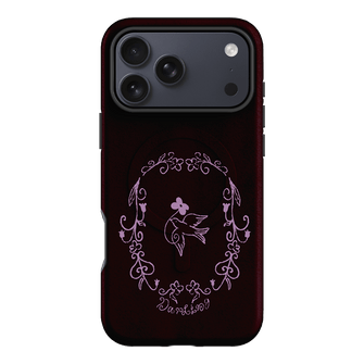 Darling Burgundy Printed Phone Cases by The Dairy - The Dairy