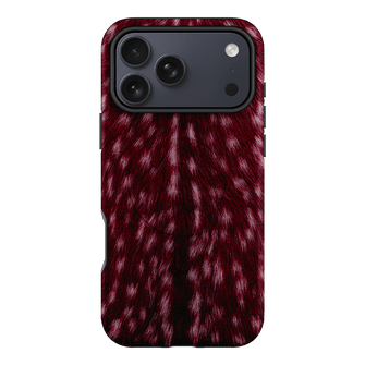 Fawn Burgundy Printed Phone Cases iPhone 17 Pro Max / Armoured MagSafe by The Dairy - The Dairy