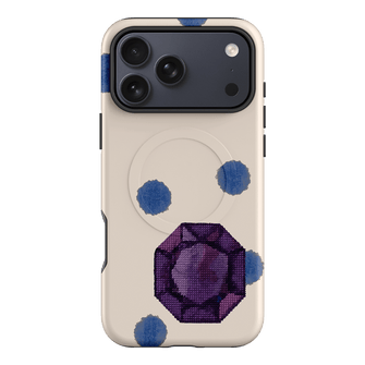 February Amethyst Printed Phone Cases iPhone 17 Pro Max / Armoured MagSafe by Joiana - The Dairy