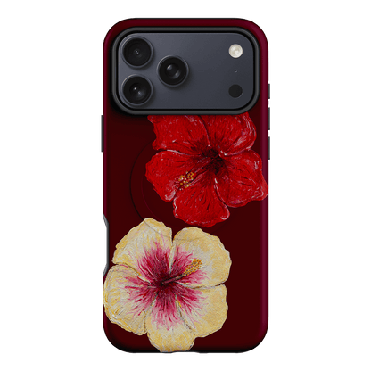 Hibiscus Flower Printed Phone Cases iPhone 17 Pro Max / Armoured MagSafe by BG. Studio - The Dairy