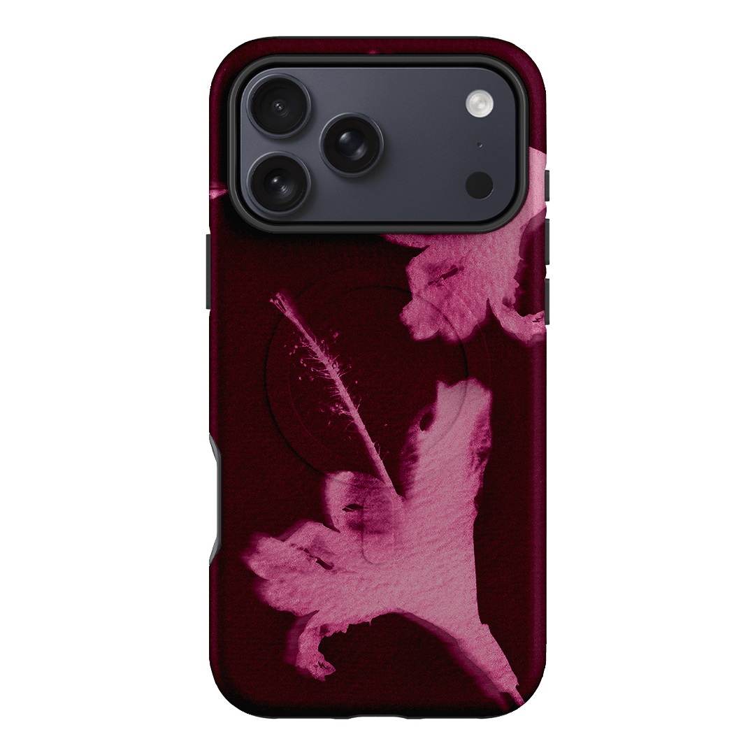 Hibiscus Glow Printed Phone Cases iPhone 17 Pro Max / Armoured MagSafe by Sally Hungerford - The Dairy