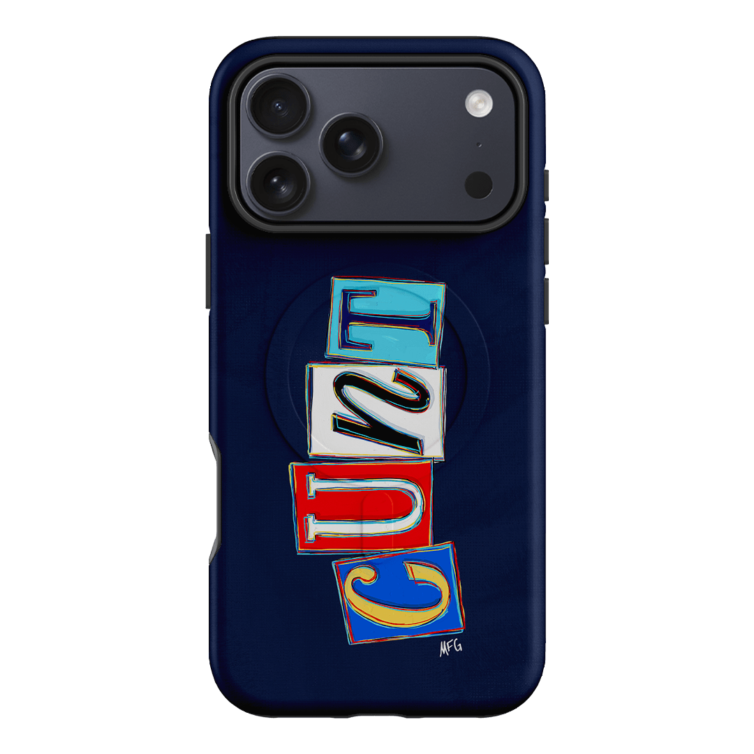 Lil Cnts Blue Printed Phone Cases iPhone 17 Pro Max / Armoured MagSafe by Margarbs Art - The Dairy