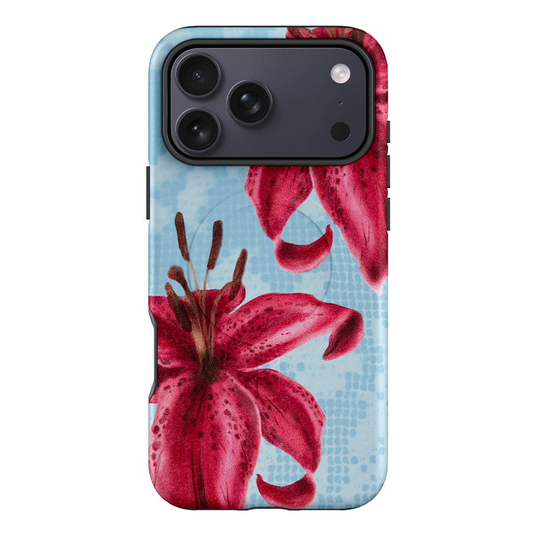 Lillies Printed Phone Cases iPhone 17 Pro Max / Armoured MagSafe by Sally Hungerford - The Dairy