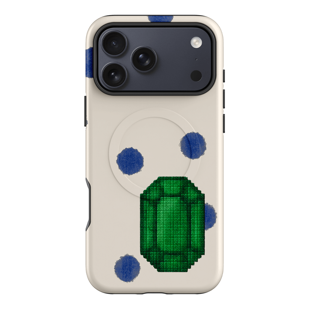 May Emerald Printed Phone Cases iPhone 17 Pro Max / Armoured MagSafe by Joiana - The Dairy