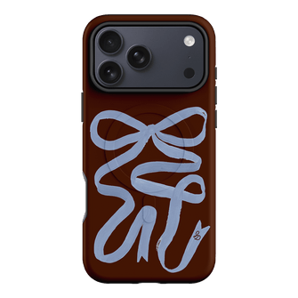 Mocha Ribbon Printed Phone Cases iPhone 17 Pro Max / Armoured MagSafe by Jasmine Dowling - The Dairy