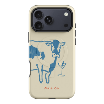 Mootini Blue Printed Phone Cases iPhone 17 Pro Max / Armoured MagSafe by Phthalo Ruth - The Dairy