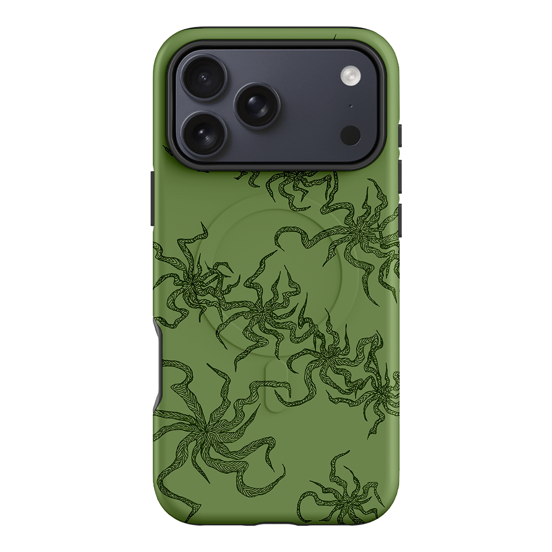 Night Moss Printed Phone Cases iPhone 17 Pro Max / Armoured MagSafe by Stormi Bree - The Dairy