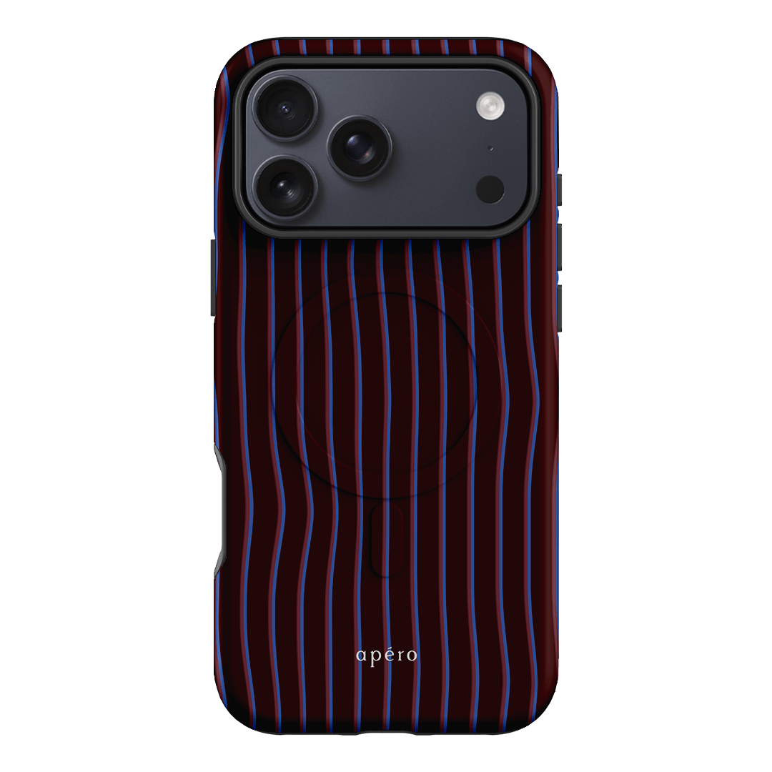 Panama Burgundy Printed Phone Cases iPhone 17 Pro Max / Armoured MagSafe by Apero - The Dairy