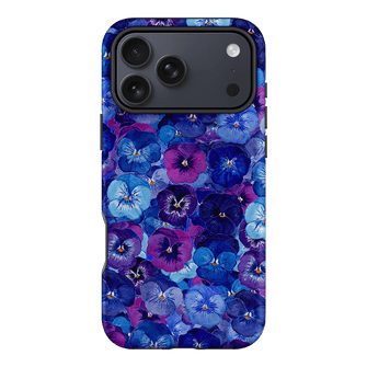 Pansy Jumble Printed Phone Cases iPhone 17 Pro Max / Armoured MagSafe by Kayla Henley - The Dairy