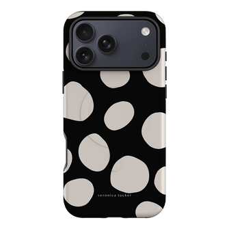 Pebbles Noir Printed Phone Cases iPhone 17 Pro Max / Armoured MagSafe by Veronica Tucker - The Dairy