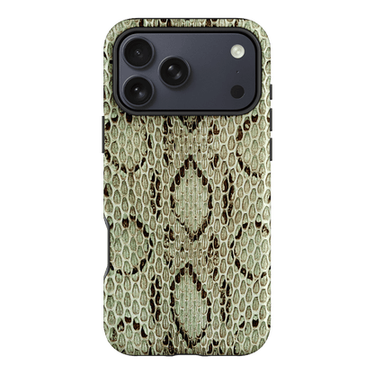 Pistachio Python Printed Phone Cases iPhone 17 Pro Max / Armoured MagSafe by The Dairy - The Dairy