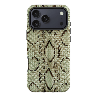Pistachio Python Printed Phone Cases iPhone 17 Pro Max / Armoured MagSafe by The Dairy - The Dairy
