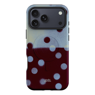 Plum Polka Dot Printed Phone Cases iPhone 17 Pro Max / Armoured MagSafe by Jasmine Dowling - The Dairy