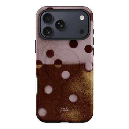 Rust Polka Dot Printed Phone Cases iPhone 17 Pro Max / Armoured MagSafe by Jasmine Dowling - The Dairy