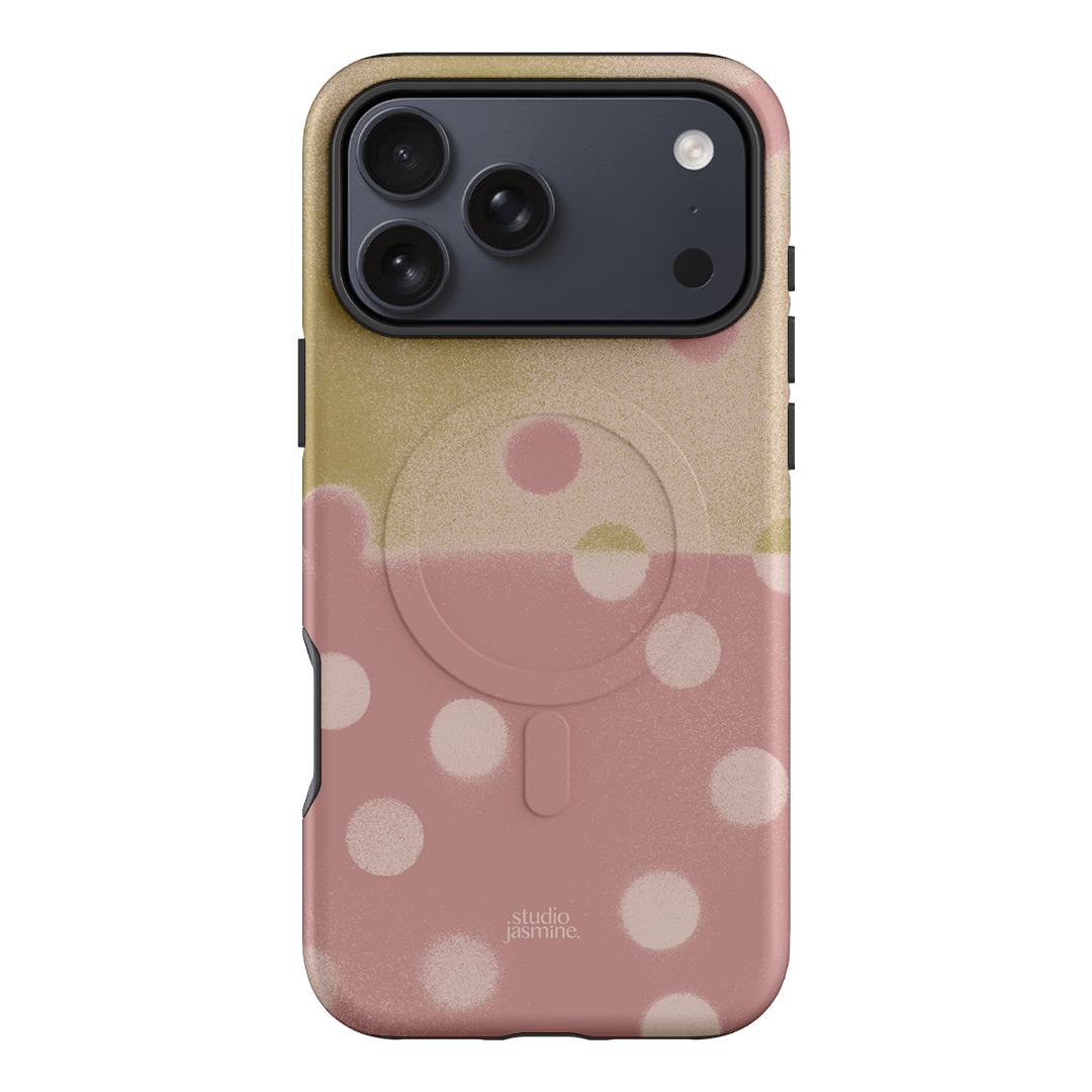 Strawberry Polka Dot Printed Phone Cases iPhone 17 Pro Max / Armoured MagSafe by Jasmine Dowling - The Dairy