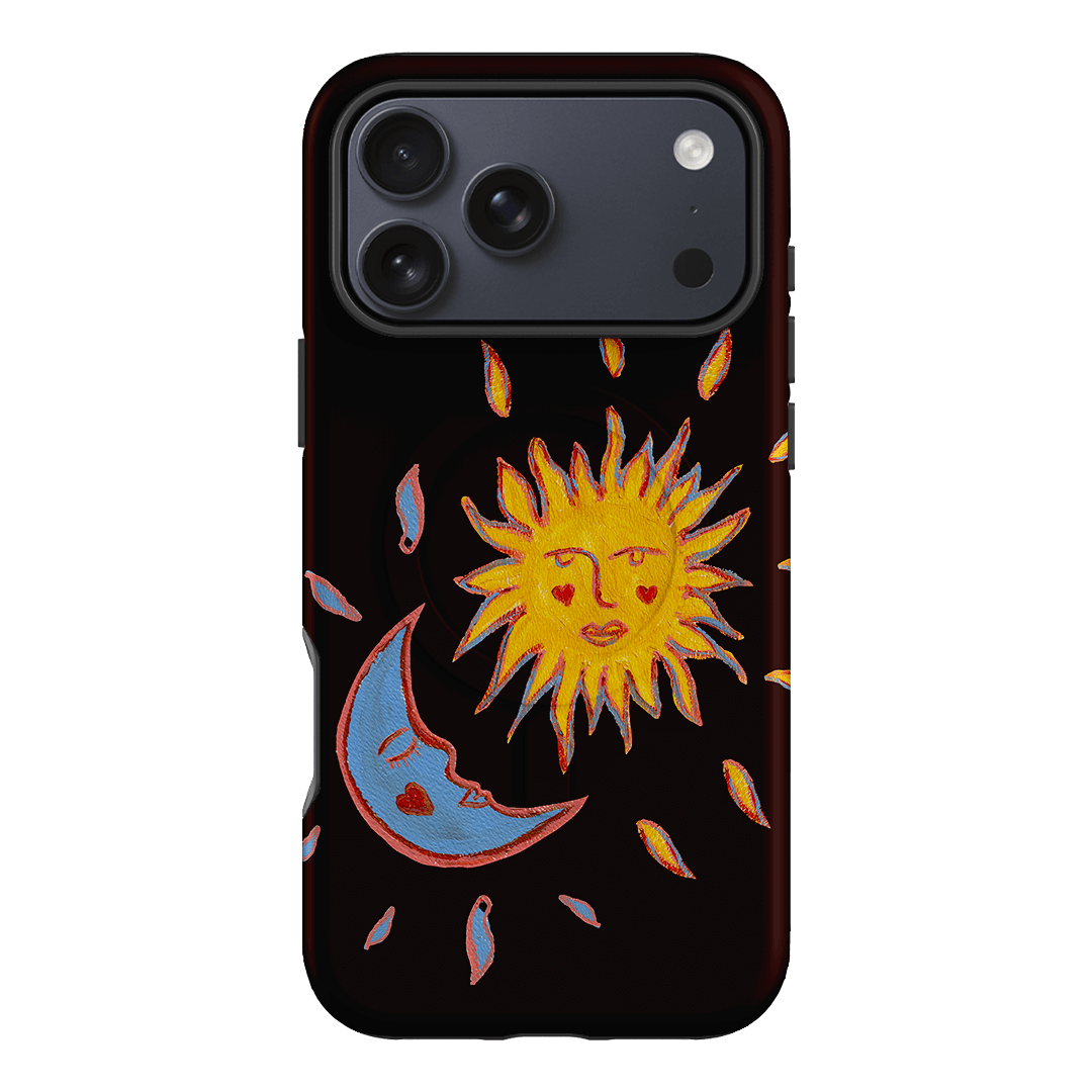 Sun & Moon Plum Printed Phone Cases iPhone 17 Pro Max / Armoured MagSafe by BG. Studio - The Dairy