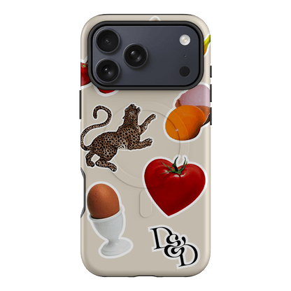Sunday Stickers Cream Printed Phone Cases iPhone 17 Pro Max / Armoured MagSafe by Desmond & Dempsey - The Dairy