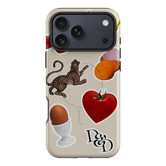 Sunday Stickers Cream Printed Phone Cases iPhone 17 Pro Max / Armoured MagSafe by Desmond & Dempsey - The Dairy