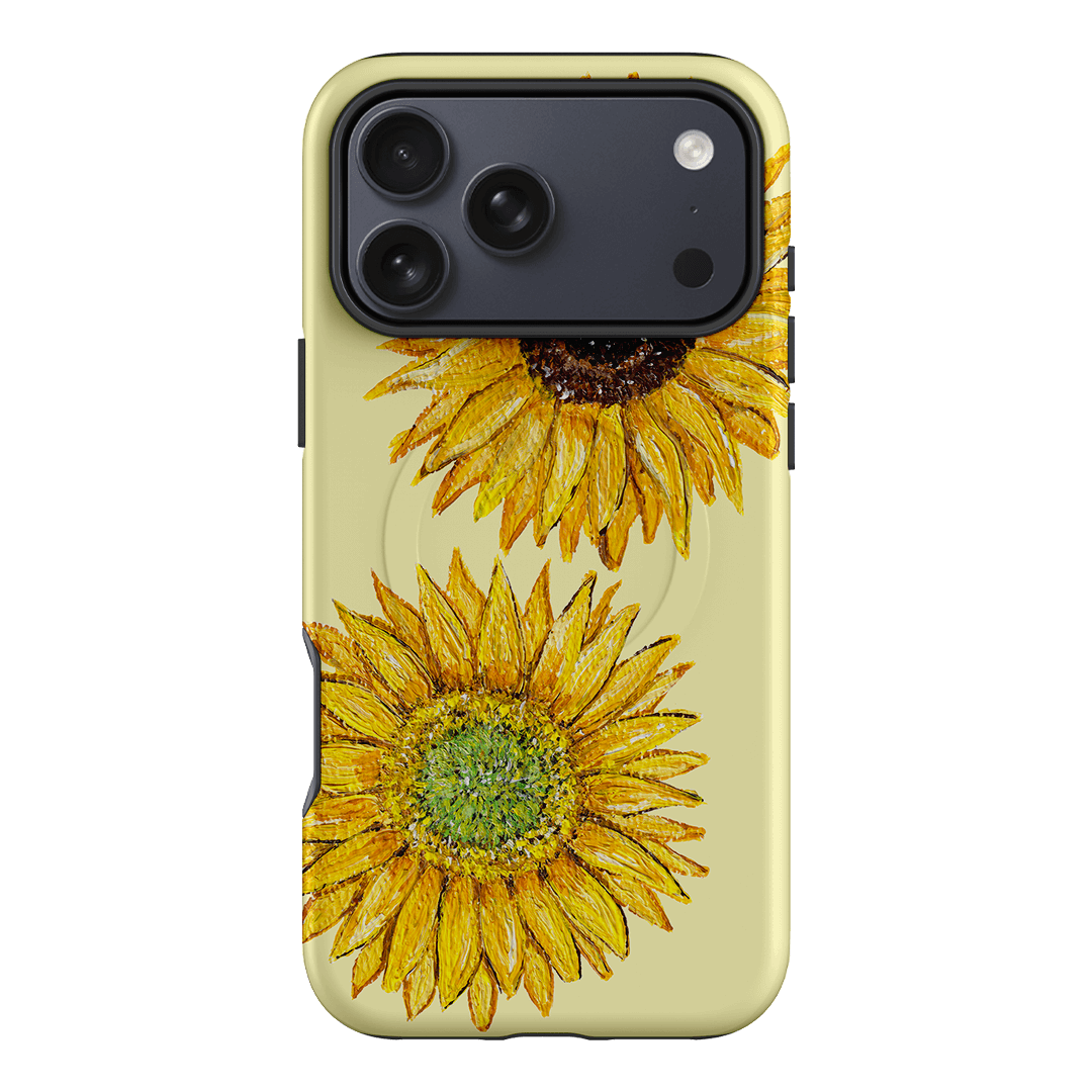 Sunflower Yellow Printed Phone Cases iPhone 17 Pro Max / Armoured MagSafe by BG. Studio - The Dairy