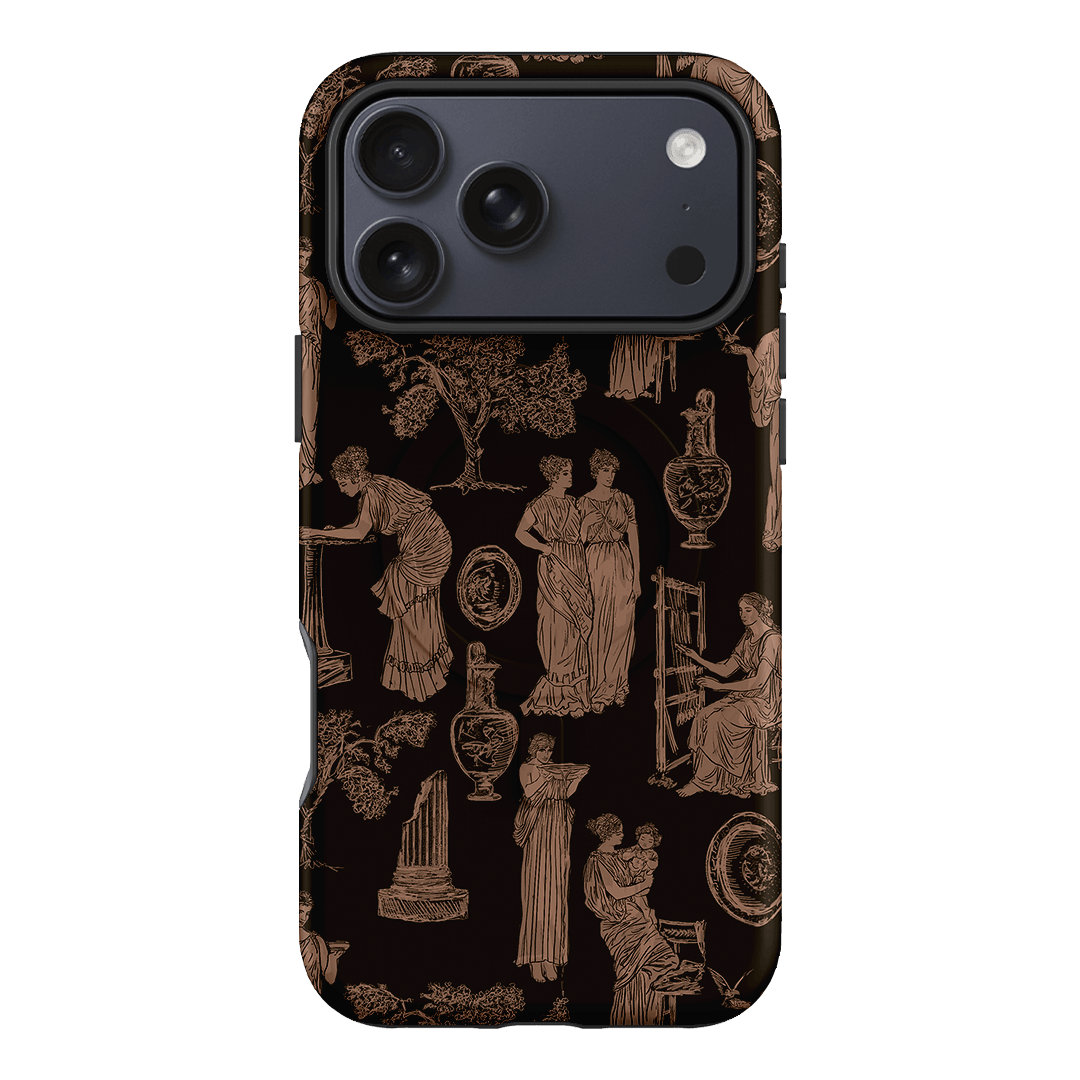 Symposium Burnt Umber Printed Phone Cases iPhone 17 Pro Max / Armoured MagSafe by Veronica Tucker - The Dairy