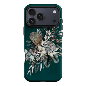 Teal Native Printed Phone Cases iPhone 17 Pro Max / Armoured MagSafe by Typoflora - The Dairy