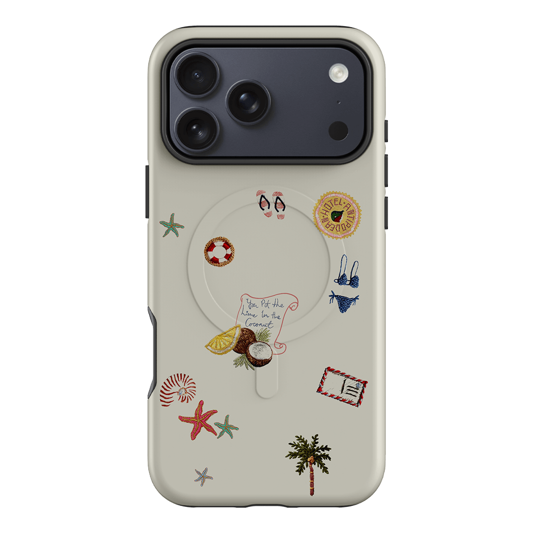 Vacay All Day Cream Printed Phone Cases by Antipodean - The Dairy